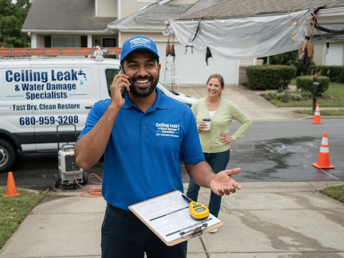 Ceiling Leak Cleanup Linwood, NE FAQs